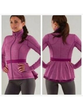Likilemon Riding Jacket Heathered Dewberry Purple XS